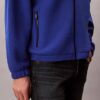 Veste décontractée en molleton mélangé laine