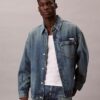 Veste de campagne décontractée en denim