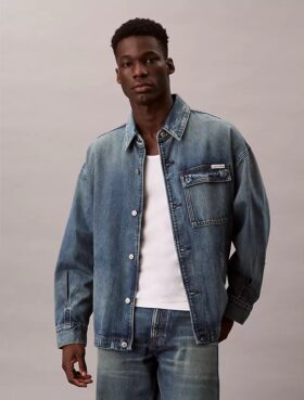 Veste de campagne décontractée en denim