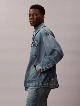 Veste de campagne décontractée en denim