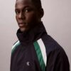 Veste de sport en nylon à blocs de couleur