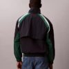 Veste de sport en nylon à blocs de couleur