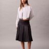 Veste de survêtement courte et ample en tissu tissé Veste de survêtement courte et ample en tissu tissé