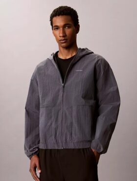 Veste en nylon tissé