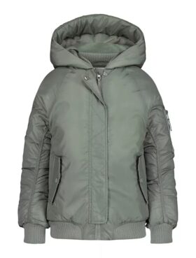 Veste rembourrée à manches raglan pour filles