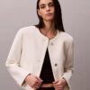 Veste structurée sans col Veste structurée sans col
