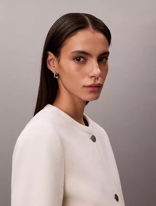 Veste structurée sans col Veste structurée sans col