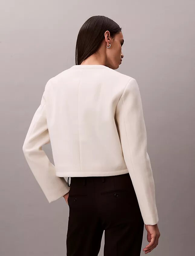 Veste structurée sans col Veste structurée sans col