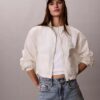 Veste technique perforée avec logo emblématique