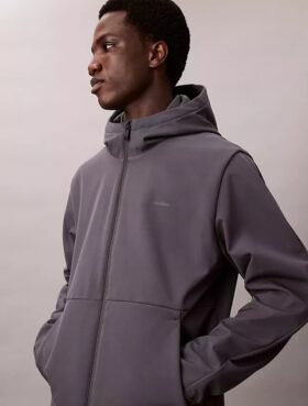 Veste zippée Softshell à capuche